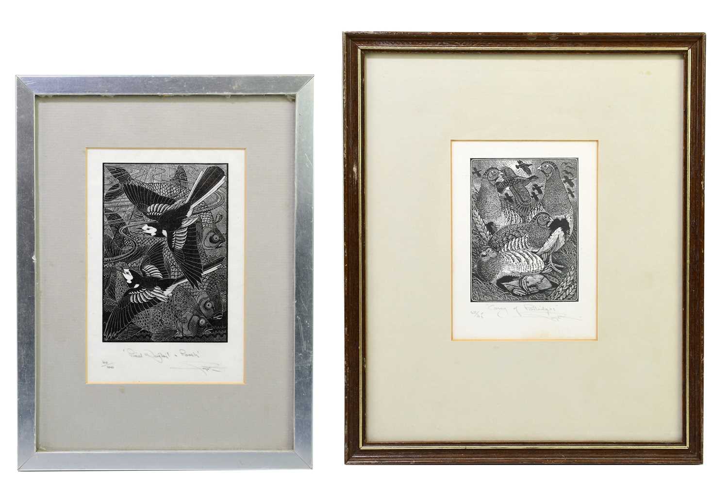 † COLIN SEE-PAYNTON (born 1946); two signed limited edition prints, 'Covey of Partridges' and '