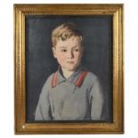 † PHILIP NAVIASKY; oil on board, portrait of young boy, signed lower right, 44 x 54cm, framed and