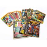 A collection of comic books, to include Planet of the Apes, The Superheroes, The Titans, Hulk and