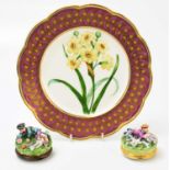 STAFFORDSHIRE ENAMELS; a pair of Chelsea Bonbonnieres, each a limited edition, one numbered 114, the