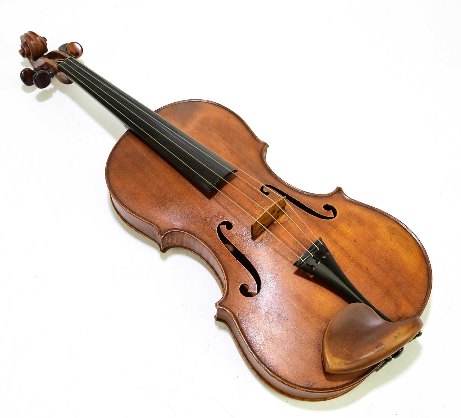 A good full size English violin by George Hudson, Skegness, with interior label 'Made by George