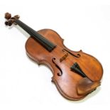 A good full size English violin by George Hudson, Skegness, with interior label 'Made by George