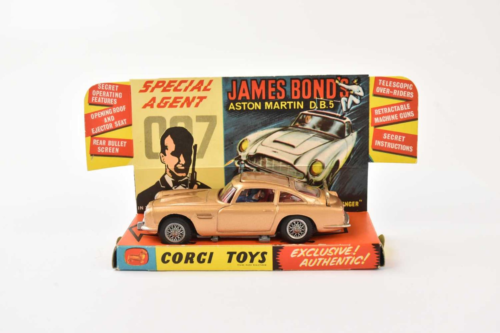 CORGI; a boxed model 261 Special Agent 007 James Bond Aston Martin DB5, with secret instructions. - Image 2 of 10