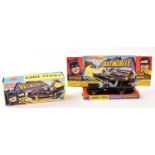 CORGI; a boxed model 267 Batmobile with Batman and Robin, rocket firing, with instructions.