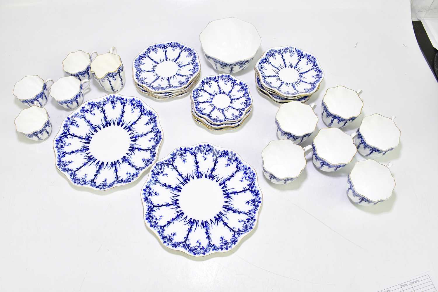 BOWER; a part tea service, to include six side plates, two dinner plates, one cream jug, six small - Image 2 of 3