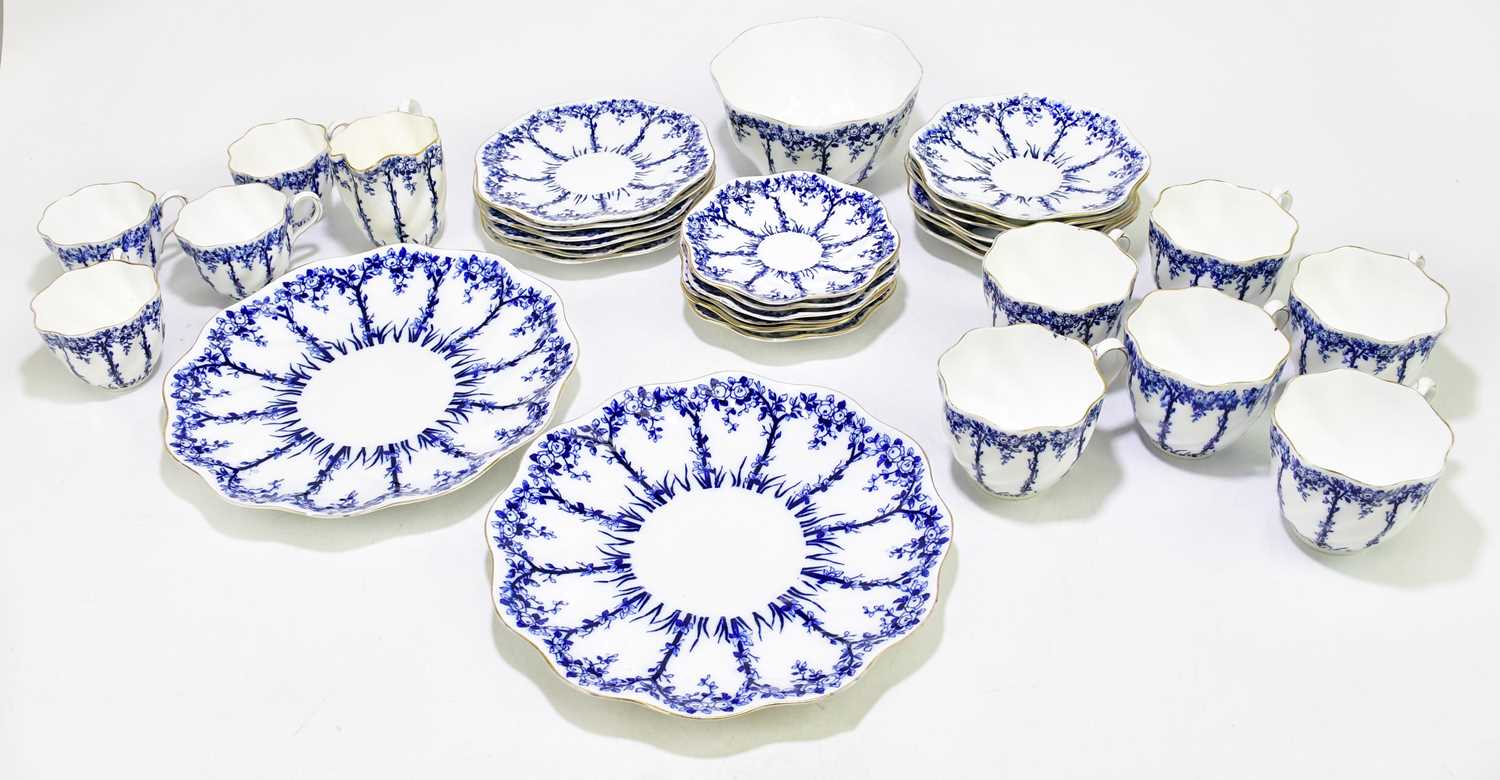 BOWER; a part tea service, to include six side plates, two dinner plates, one cream jug, six small