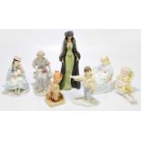 Seven Wedgwood and Coalport figures (7)Condition Report: All in good condition.