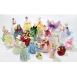 ROYAL DOULTON; twenty-two various figures (22) (5 of second quality)Condition Report: Five of the