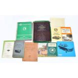A mixed lot of automotive related books to include 'Vauxhall 12 & 14 HP Castrol Lubrication