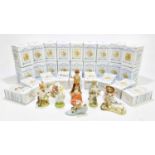 ROYAL ALBERT; a collection of thirty-six Beatrix Potter figures including 'Goody Tiptoes', 'Miss