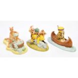 ROYAL DOULTON; three Winnie the Pooh figures WP53, WP54, and WP92 (3)Condition Report: All three