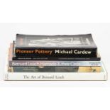 A small collection of books by or about Bernard Leach, Shoji Hamada and Michael Cardew (5).