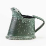 † WALTER KEELER (born 1942); a salt glazed jug, impressed marks, height 12cm.Provenance: Kevin de