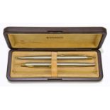 A cased set of a Parker ballpoint and pencil, in original box.