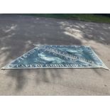 Two unusual Jigsaw rugs 'Cape of Good Hope', the design taken from Cape triangular stamps, length