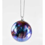 JOHN DITCHFIELD; a glass bauble.