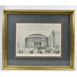 † LAURENCE STEPHEN LOWRY RBA RA (1887-1976); pencil signed limited edition print, Manchester Central