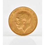 A George V half sovereign, 1911. Condition Report: Good condition with light wear.