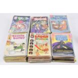 A quantity of comic books to include Chip N Dale, Destroyer Duck, Archies, Judge Dredd, Dredstar,