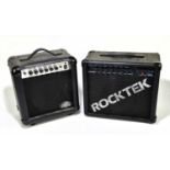 ROCK TECH; an amplifier together with a Tanglewood amplifier (2).