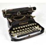 CORONA; a vintage typewriter.