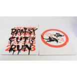 BANKSY; CUT & RUN exhibition posters (set of two) (2023), limited run for the exhibition, 60 x