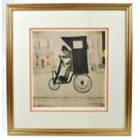 † LAURENCE STEPHEN LOWRY RBA RA (1887-1976); pencil signed limited print, 'The Contraption', with