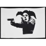 BANKSY (born 1974); limited edition print, 'X Clown Skateboards (Clown 2022)', one layered hand