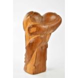 A.G. POWELL; a limited edition wooden sculpture, 'Companions', 353/500, height 32cm.