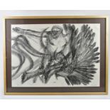 † DAME ELISABETH FRINK (1930-1993); a signed limited edition lithograph, stylised figure, signed