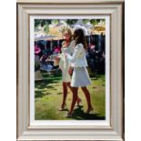 † SHERREE VALENTINE DAINES; a signed limited edition textured print, 'The Colour and Galmour of