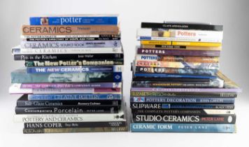 A large collection of books and pamphlets on studio ceramics (40).