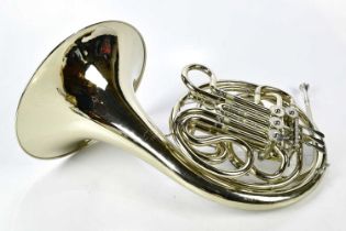 YAMAHA; a model 668 double French horn, SN:003765, with hard case. Condition Report: Major scratched