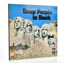 DEEP PURPLE; 'In Rock' pressing on Harvest Records UK.