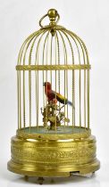 KARL GRIESBAUM; a circa 1920s German singing bird automation, height 29.5cm. Condition Report: Light