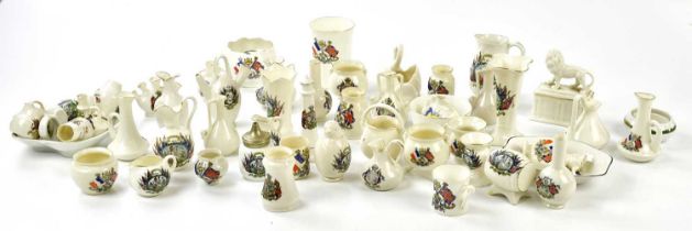 VARIOUS EXHIBITION; a collection of crested ware, predominantly Wembley 1924.