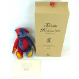 STEIFF; a Club 2000/2001 Harlequin 1925 replica bear, boxed with certificate.