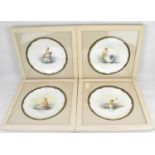 MINTON; four limited edition collectors' plates from the 'Cupid and Shells' series, from an original