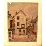 EDWIN ROBERT BEATTIE (British b.1845-d.1917); four watercolours comprising 'The Shambles from