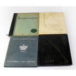 Four American school yearbooks including 'Kent Commentaries, Columbia Law School 1962' (4).