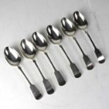 A set of six Edward VII hallmarked silver Fiddle pattern tablespoons, Cooper Bros & Sons Ltd,