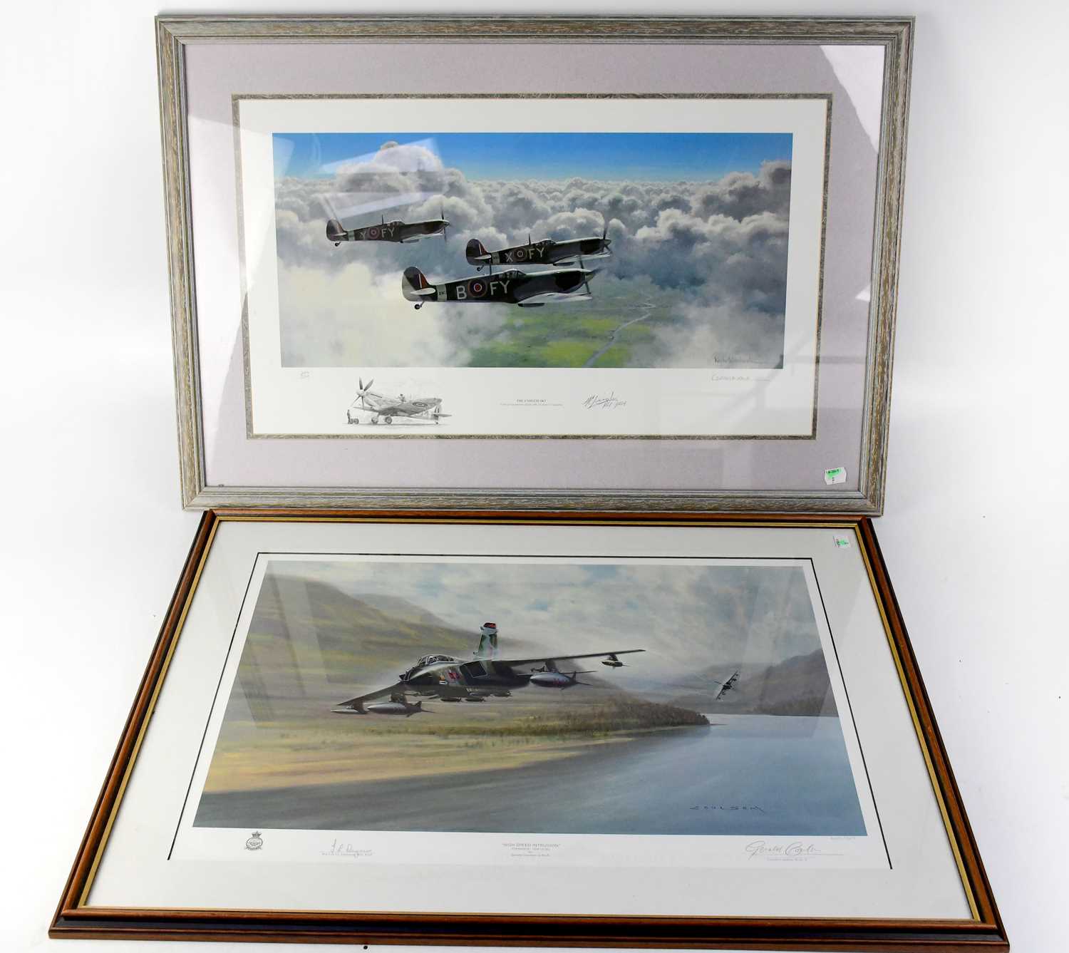 AFTER GERALD COULSON; limited edition print no.406/617, 'High Speed Intrusion', signed lower right