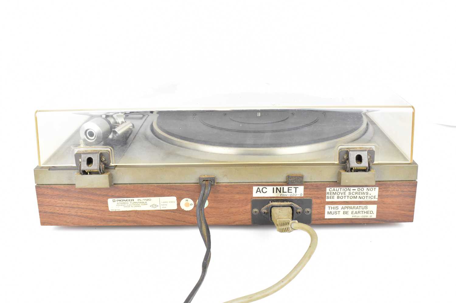 PIONEER; a 1970s stereo turntable, model no. PL-112D, boxed.Condition Report: Not tested, no - Image 3 of 4