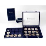 WESTMINSTER MINT; sixteen commemorative coins for the Golden Jubilee, gold plated 50 pence pieces,