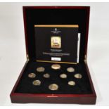 THE LONDON MINT; the '1953 Coronation Majesty Year Set' limited edition no.465/479, encapsulated