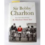 BOBBY CHARLTON; 'The Autobiography, My Manchester United Years', bearing signatures to inner page,