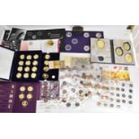 A collection of modern collectible coins, various presentation packs to include 'A War to End all