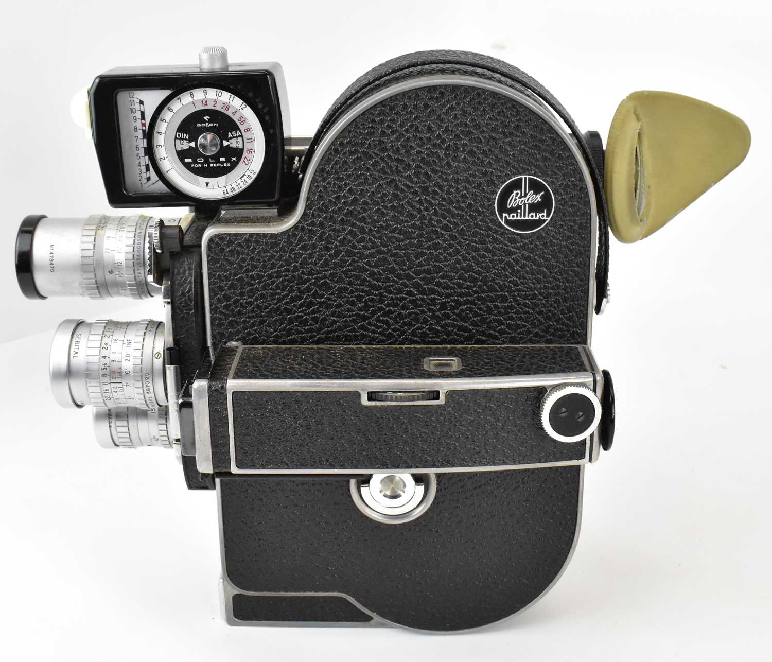 PAILLARD BOLEX; a H16 reflex 16mm cine camera, circa 1960s, serial no.228634, with instruction - Image 3 of 6