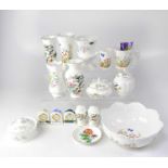 AYNSLEY; a quantity of various pattern collectable ceramics, including 'Cottage Garden', 'Wild