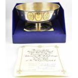 An Elizabeth II silver 1977 Silver Jubilee limited edition bowl, 'The Queen's Silver Jubilee 1977,